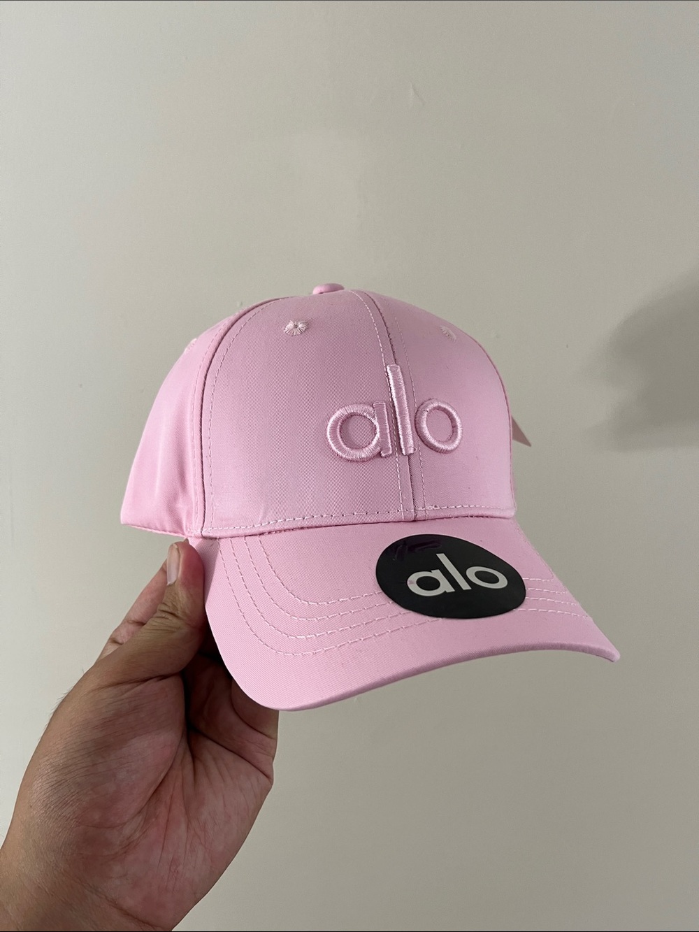 ALO Yoga Pink Logo Baseball Cap